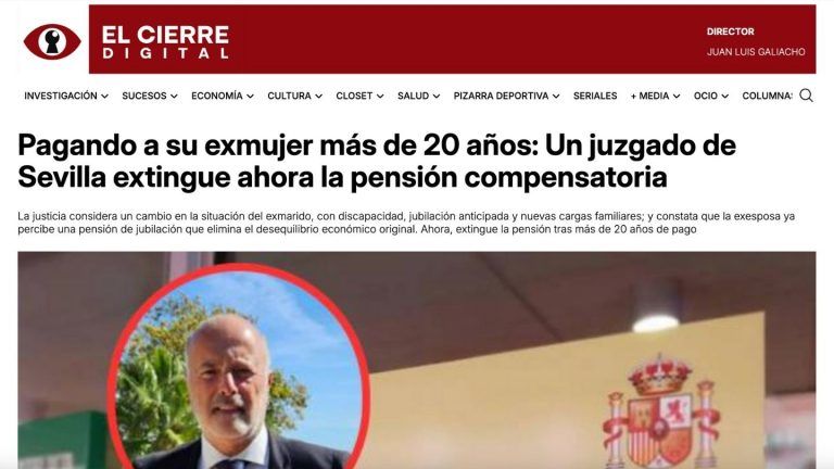 Extinción de la pensión compensatoria: un juzgado de Sevilla la elimina tras más de 20 años