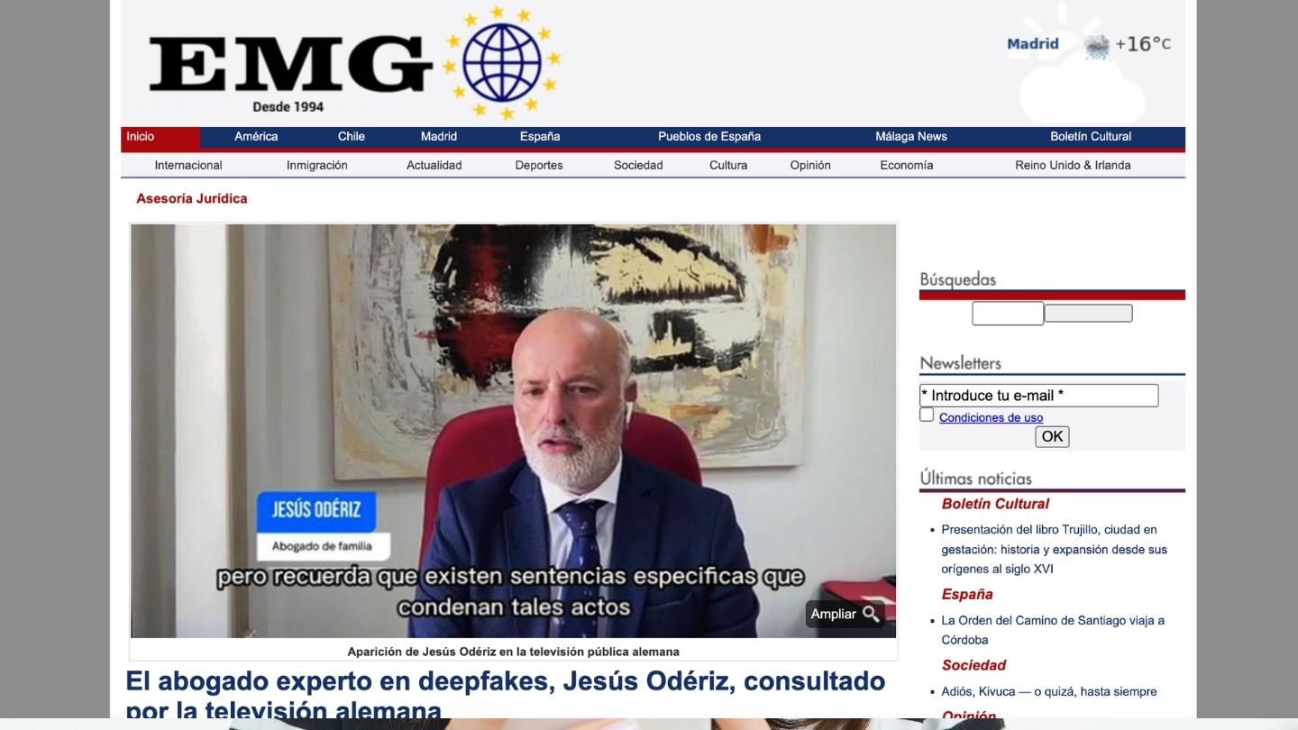 Abogado experto en Deepfakes